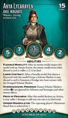 Anya Lycarayen, Rail Magnate