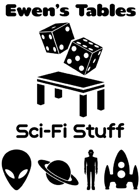 Ewen's Tables: Sci-Fi Stuff