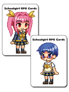 Schoolgirl RPG Cards