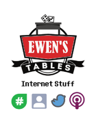Ewen's Tables: Internet Stuff