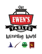 Ewen's Tables: Wizarding World