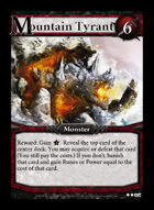 Mountain Tyrant - Custom Card