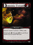 Demonic Tyrant - Custom Card