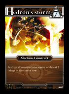 Hedron's Storm - Custom Card