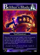 Belthar's Blade - Custom Card