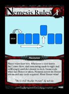 Nemesis Rules 1 - Custom Card