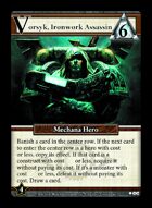 Vorsyk, Ironwork Assassin - Custom Card