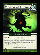 Fenrir Of Chaos - Custom Card