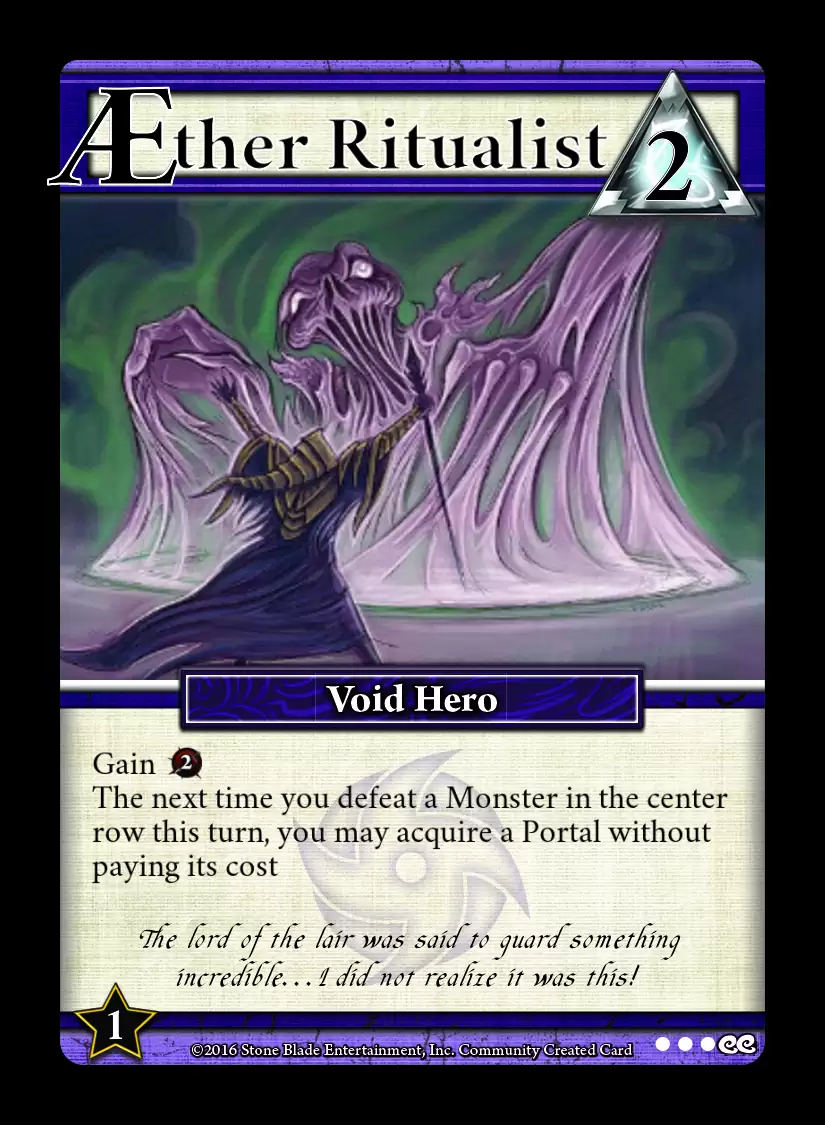 Æther Ritualist - Custom Card - Stone Blade Entertainment | Ascension ...