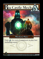 Big Castle Mech - Custom Card