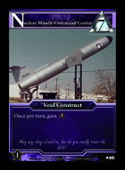 Nuclear Missile Command Center - Custom Card