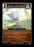 Hedron Dreidel - Custom Card