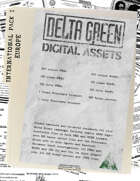Delta Green Digital Assets: International Pack 1 - Europe
