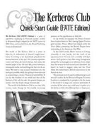 The Kerberos Club Quick-Start Guide (FATE Edition)