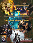The Book of Many Things Campaign Exclusive Content