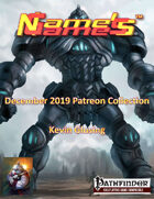 Name's Games December 2019 Collection