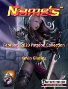 Name's Games February 2020 Collection