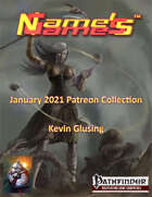 Name's Games January 2021 Collection