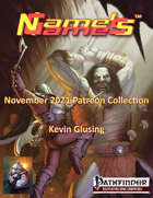 Name's Games November 2021 Collection
