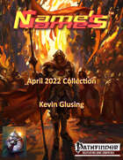 Name's Games April 2022 Collection