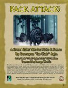 Pack Attack! An Adventure for the Sticks & Stones Prehistoric-ish Role-Playing Setting