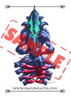 Stock Art - Image - Stock Illustration - Alien Meditation - Monster - Fate - Evil