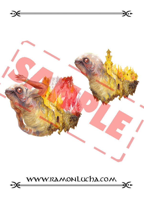 Monste Ramon Image - Stock Art - Stock Illustration - Monster -monsterfish- Island ...