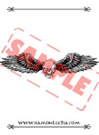 Image - Stock Art - Stock Illustration - skull with wings