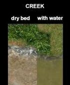 Set 3 creek dry and wet Maps Vietnam serie for all Modern Skirmish Games Rules