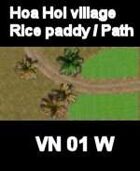 VN Hoa Hoi village Rice paddies /Path Map Vietnam Serie for all Modern Skirmish Games Rules