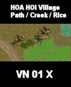 VN Hoa Hoi village Rice paddies /Creek Map Vietnam Serie for all Modern Skirmish Games Rules