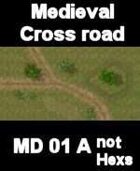 The Crossroads (no Hexs Overlay) MEDIEVAL Series for all Skirmish Games Rules
