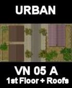 URBAN Floor and Roofs Map #1 Vietnam Series for all Modern Skirmish Games Rules