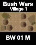 Village Map#1 BUSH WARS Series for all Modern Skirmish Games Rules