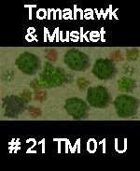 Wood #21 TOMAHAWK & MUSKET Series for Skirmish rules
