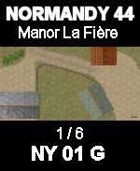 Manor La Fiere Map #1/6 NORMANDY 44 Series for all WW2 Skirmish Games Rules