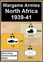 Wargame Armies : WW2 North Africa 1939 to 41