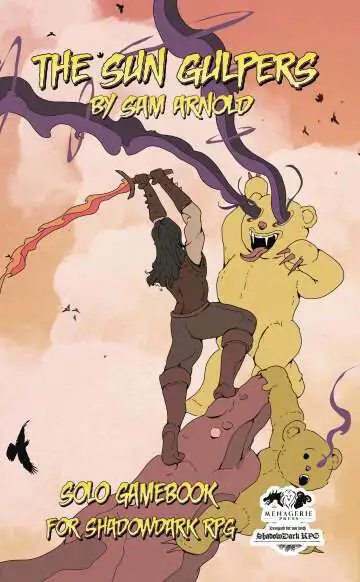 The Sun-Gulpers Solo Game Book for Shadowdark RPG