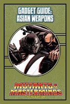 Mutants & Masterminds Gadget Guide: Asian Weapons