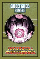 Mutants & Masterminds Gadget Guide: Powers