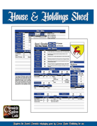 Sword Chronicle House & Holdings Sheet