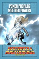 Mutants & Masterminds Power Profile #6: Weather Powers