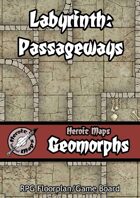 Heroic Maps - Geomorphs: Labyrinth Passageways