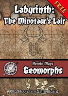 Heroic Maps - Geomorphs: Labyrinth: The Minotaur's Lair
