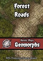 Heroic Maps - Geomorphs: Forest Roads
