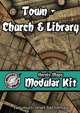 Heroic Maps - Modular Kit: Town - Church & Library