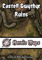 Heroic Maps - Castell Gwythyr Ruins