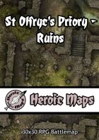Heroic Maps - St Olfryc's Priory: Ruins