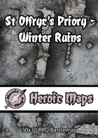 Heroic Maps - St Olfryc's Priory: Winter Ruins
