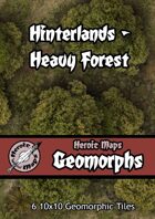 Heroic Maps - Geomorphs: Hinterlands Heavy Forest
